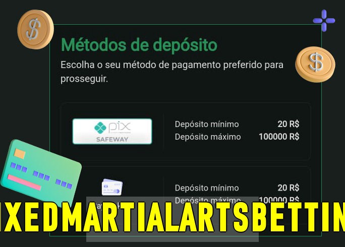 O cassino mixedmartialartsbetting bet oferece uma grande variedade de métodos de pagamento